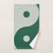 Yin Yang Sage Green Bad Handdoek (Handdoek)
