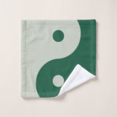 Yin Yang Sage Green Bad Handdoek (Wasdoekje)