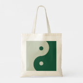 Yin Yang Sage Green Tote Bag (Achterkant)