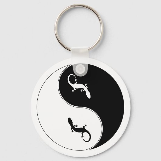 Yin Yang Salamander Sleutelhanger (Voorkant)