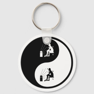 Yin Yang Sauna Sleutelhanger