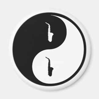Yin Yang Saxophone Magneet