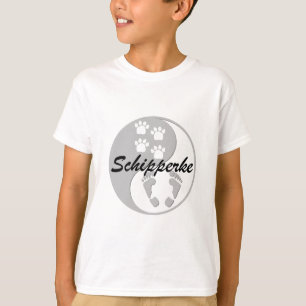 yin yang schipperke t-shirt