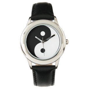 Yin Yang schittert Horloge