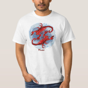 Yin Yang Scorpion custom T-shirts