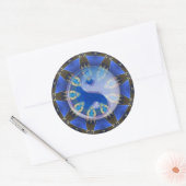 Yin Yang Serpent Circle Mandala Sticker (Envelop)