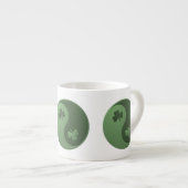 Yin Yang Shamrocks Espresso Kop (Voorkant rechts)