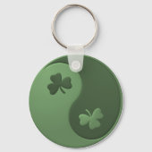 Yin Yang Shamrocks Sleutelhanger (Voorkant)