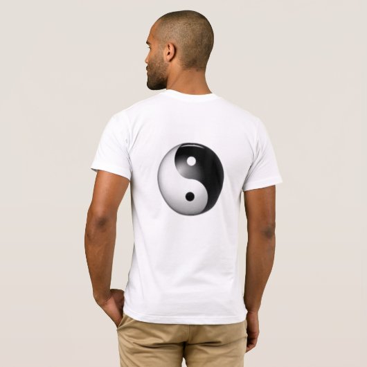 Yin-Yang-Shirt T-shirt (Achterkant volledig)