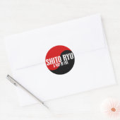 Yin Yang Shito Ryu 1 Ronde Sticker (Envelop)