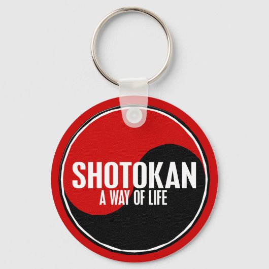 Yin Yang Shotokan 1 Sleutelhanger (Voorkant)
