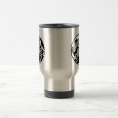 YIN YANG SHOTOKAN TIGER (2-zijdig afdrukken) Reisbeker (Center)