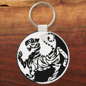 YIN YANG SHOTOKAN TIGER SLEUTELHANGER (Voorkant)