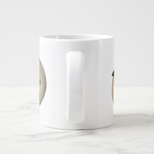 Yin Yang Siamese Cats Jumbo Mok (Achterkant)