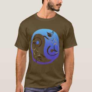 Yin Yang Siamese Cats T-Shirt