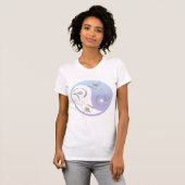 Yin Yang Siamese Cats T-Shirt (Voorkant volledig)