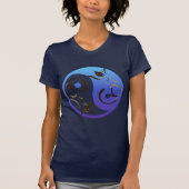 Yin Yang Siamese Cats T-Shirt (Voorkant)