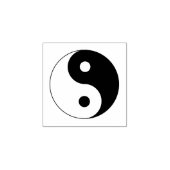 Yin Yang Sign Rubberstempel (Afrduk)