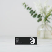 Yin Yang - Skinny Mini Visitekaartje (Staand voorkant)
