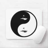 Yin Yang Skydiving Muismat (Met muis)