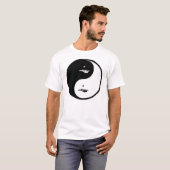 Yin Yang Skydiving T-shirt (Voorkant volledig)