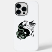 Yin Yang Slang en kraansymbool Case-Mate iPhone Case (Achterkant)