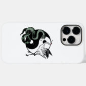 Yin Yang Slang en kraansymbool Case-Mate iPhone Case (Achterkant (horizontaal))