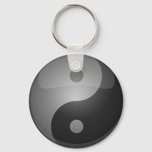 Yin yang sleutelhanger