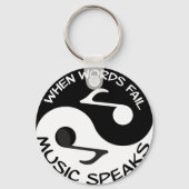 Yin yang sleutelhanger (Voorkant)