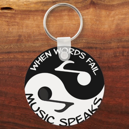 Yin yang sleutelhanger (Voorkant)