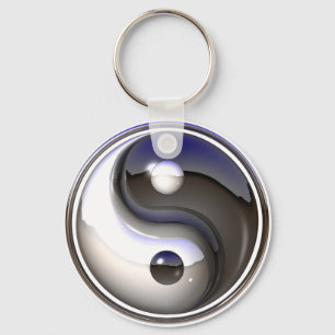 Yin/yang sleutelhanger