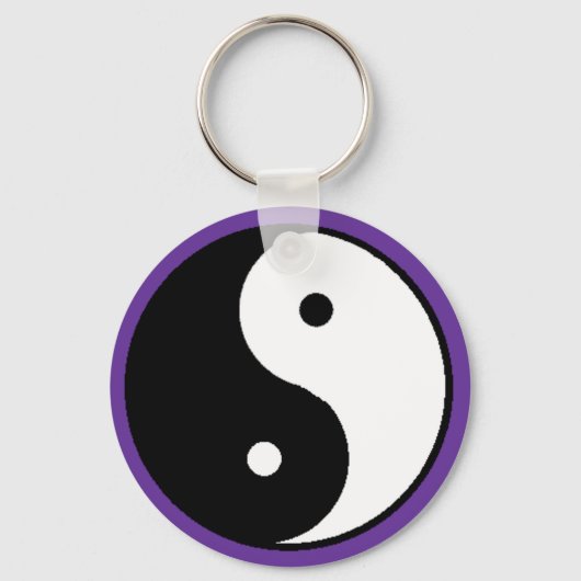 yin yang sleutelhanger (Voorkant)