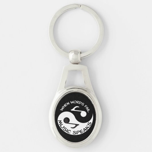 Yin yang sleutelhanger (Voorkant)