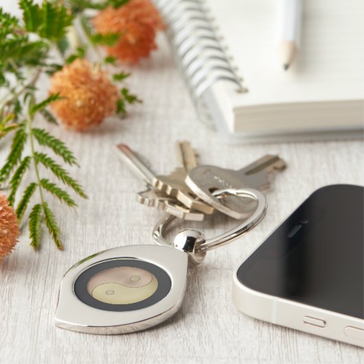 Yin Yang Sleutelhanger (Zijkant)
