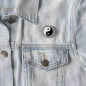 Yin Yang Small, 1¼-inch Button (In situ)
