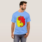 Yin Yang Snakes T-shirt (Voorkant volledig)