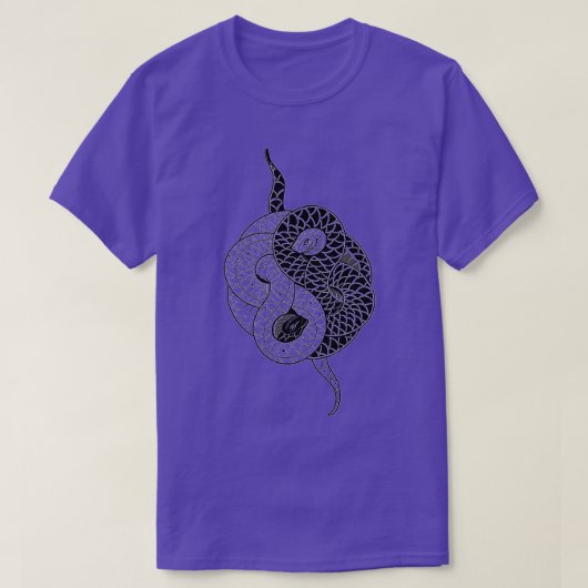 Yin Yang Snakes T-shirt (Design voorkant)