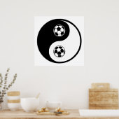 Yin Yang Soccer Poster (Keuken)