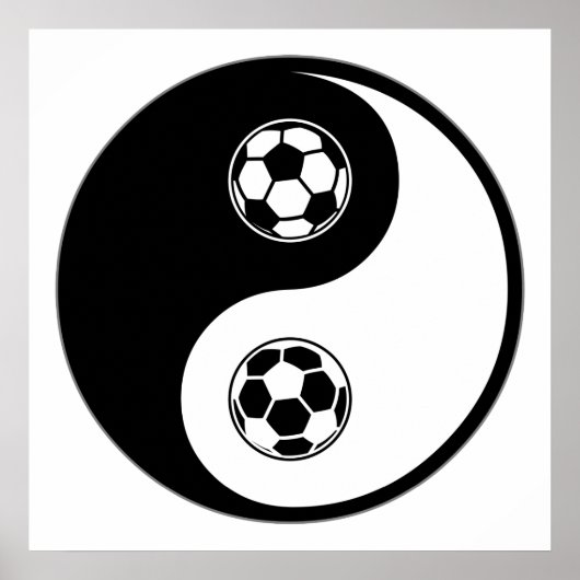 Yin Yang Soccer Poster (Voorkant)