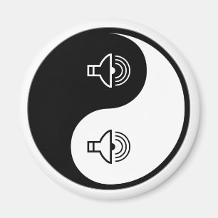 Yin Yang Sound Magneet