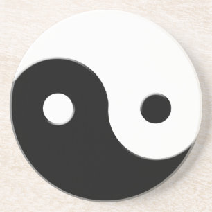 Yin & Yang Spiritueel Harmony & Balance Art Onderz Zandsteen Onderzetter