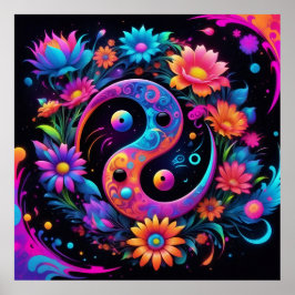 Yin Yang Spirituele Harmonie Poster