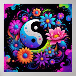 Yin Yang Spirituele Harmonie Poster