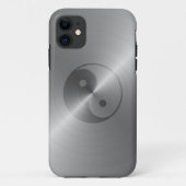 Yin Yang (Staal) Case-Mate iPhone Case (Achterkant)