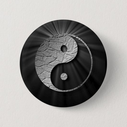 Yin Yang Starburst Publicatie1 Ronde Button 5,7 Cm (Voorkant)