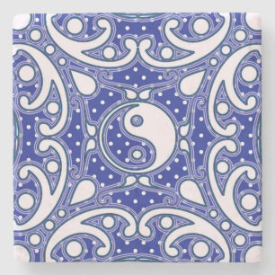 Yin Yang Stenen Onderzetter