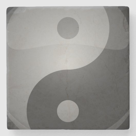 Yin Yang Stenen Onderzetter (Voorkant)