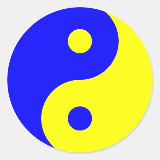 Yin Yang Sticker (Voorkant)