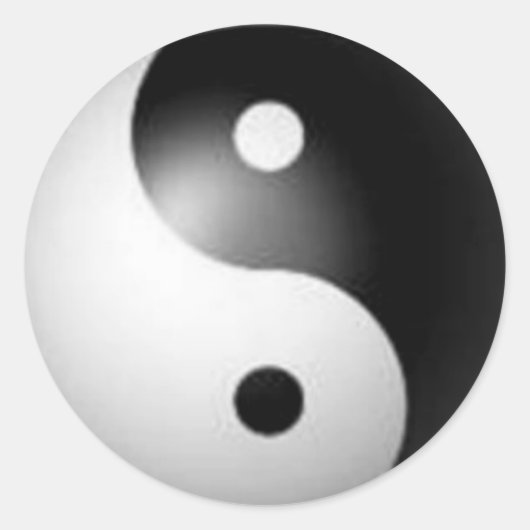 Yin & Yang Sticker (Voorkant)