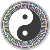 Yin Yang Sticker (Voorkant)